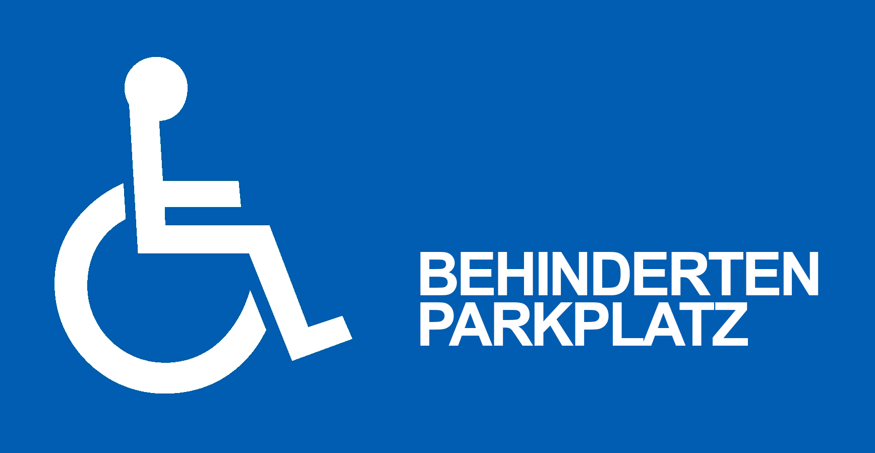 behindertenparkplatz